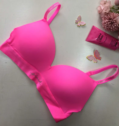 Imagen de PINK Bra Everywhere Wireless Push-Up Brillos